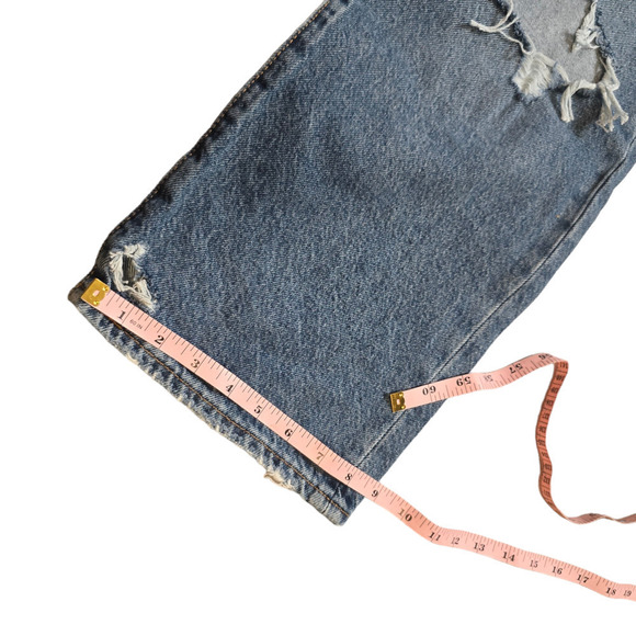 NWT Levi's Womens Button Fly Ribcage Straight Ankle Denim Jeans levis size 32 - Picture 11 of 11